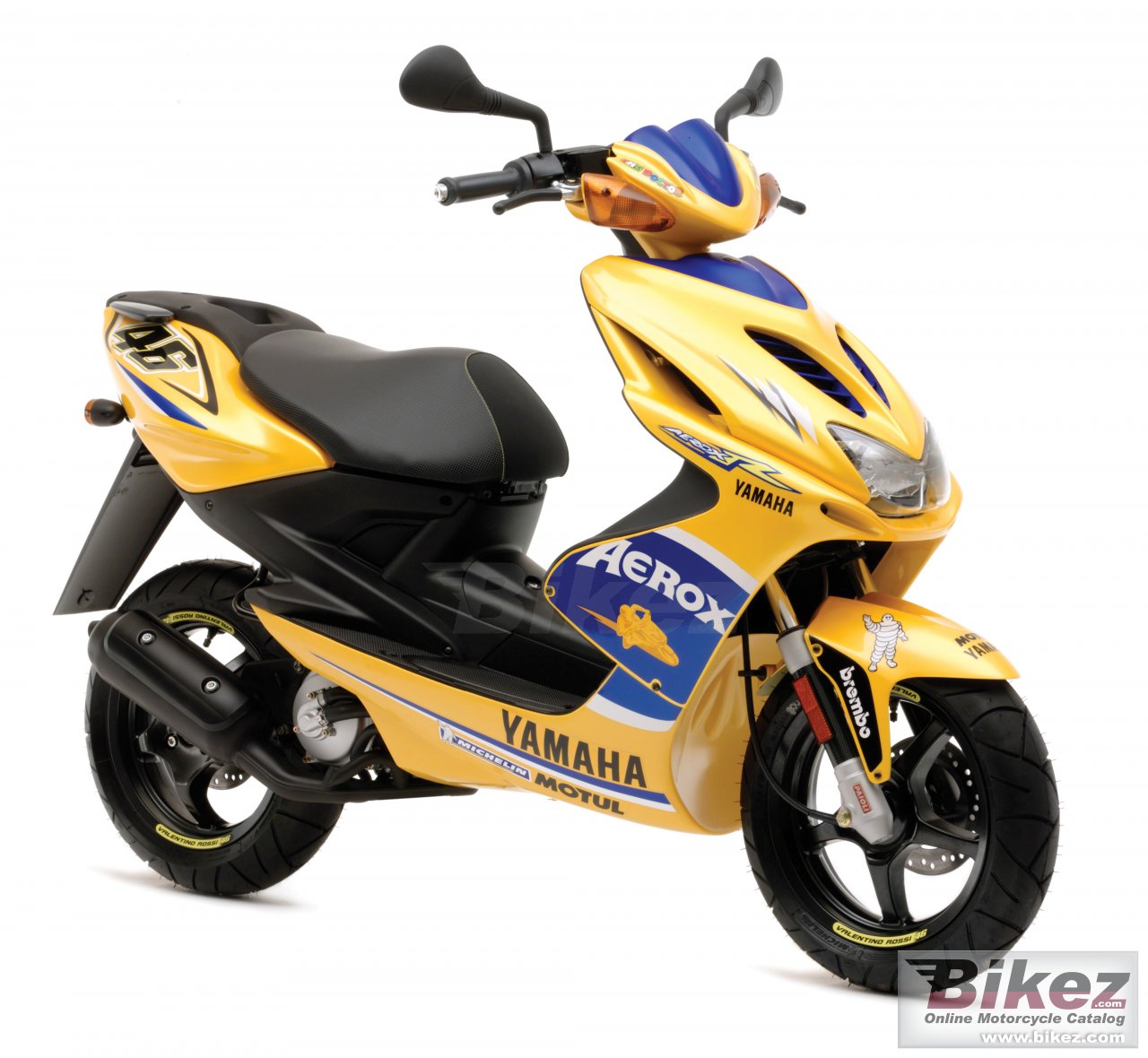 Big Yamaha aerox race replica picture and wallpaper from Bikez.com